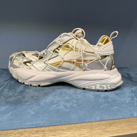 VERSACE Mercury M_VS_03 Rope, Leather and Mesh Sneakers. all sizes - Picture 2 of 16